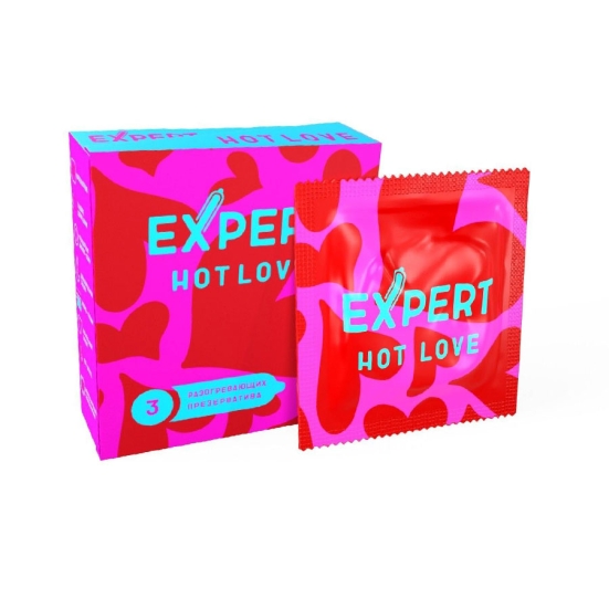Презервативы Expert Hot Love с разогревающим эффектом
