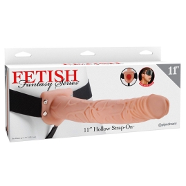 Страпон полый Pipedream 11" Hollow Strap-On