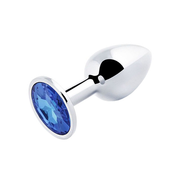 Пробка Jewelry Plug - Silver Small Blue