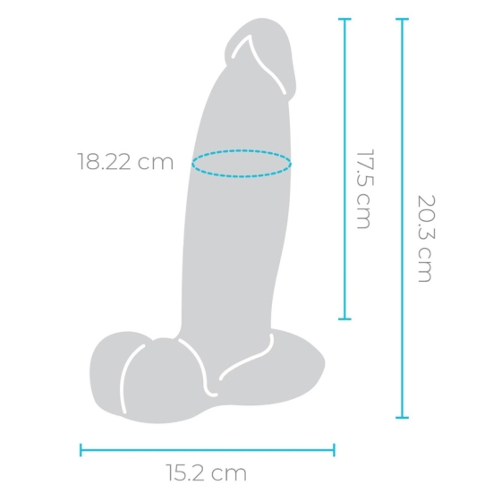 Фаллос b-Vibe Slipskin 8&quot; Girthy