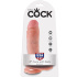 Фаллос King Cock 8" with Balls, Pipedream