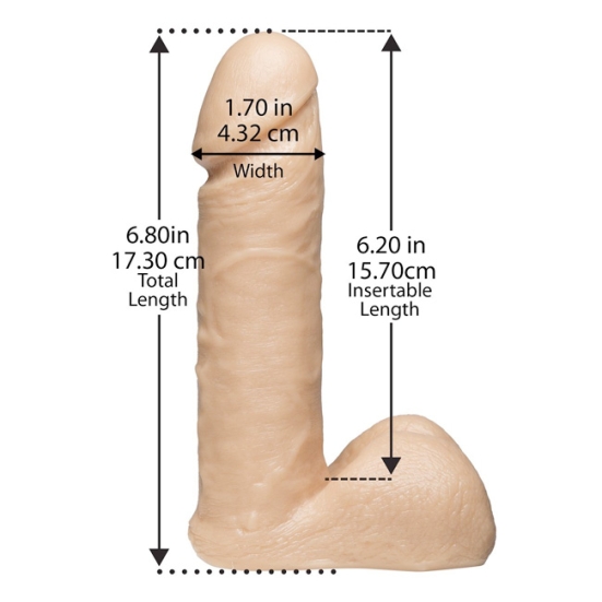 Страпон Doc Johnson - Realistic Ultra Harness 7&quot;