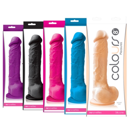 Фаллос Colours Pleasures 8", NS Novelties