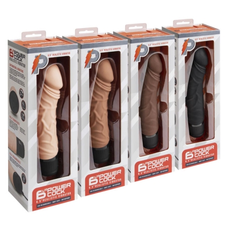 Фаллос-вибратор PowerCocks 6,5"