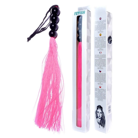 Розовая силиконовая плеть Boys of Toys