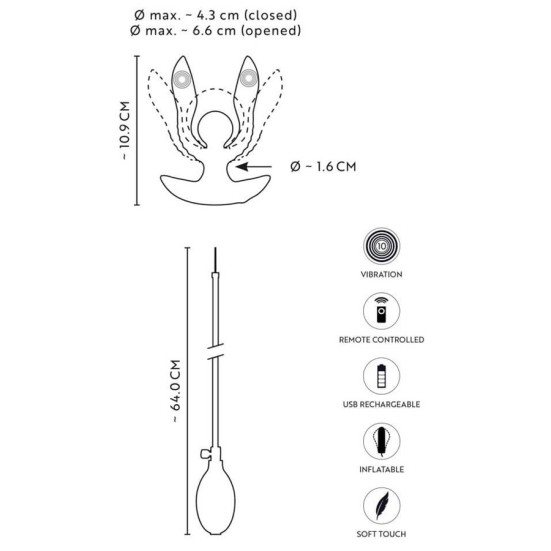 Вибропробка Anos RC Inflatable Expander