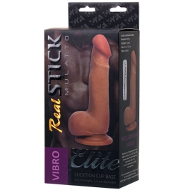 Фаллос-вибратор RealStick Elite Mulatto, ToyFa